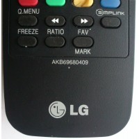 CONTROL REMOTO / LG AKB69680409 MODELO 42PQ20